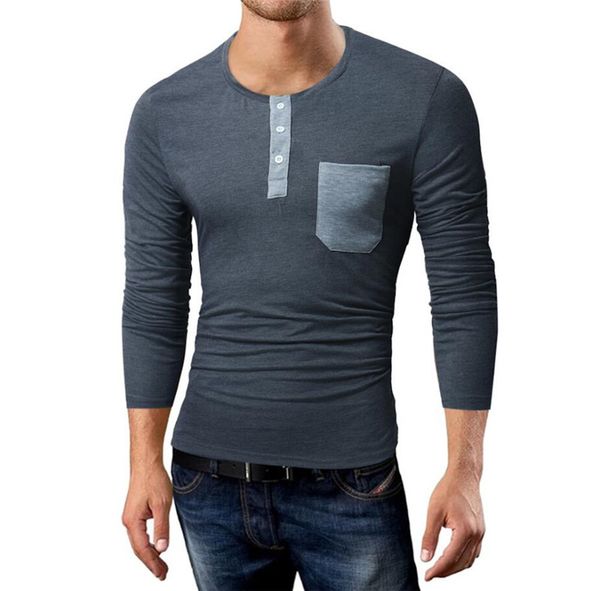 mens конструктора цвета контраста tshirt кнопка placket с длинным рукавом карманный tshirt мода homme тонкий вскользь tops, White;black
mens конструктора цвета контраста tshirt кнопка placket с длинным рукавом карманный tshirt мода homme тонкий вскользь tops, White;black