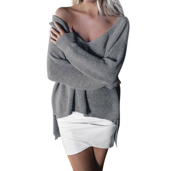 off shoulder split knitted sweater women brand black pullovers knitwear autumn winter 2019 white jumper pull femme, White;black
off shoulder split knitted sweater women brand black pullovers knitwear autumn winter 2019 white jumper pull femme, White;black