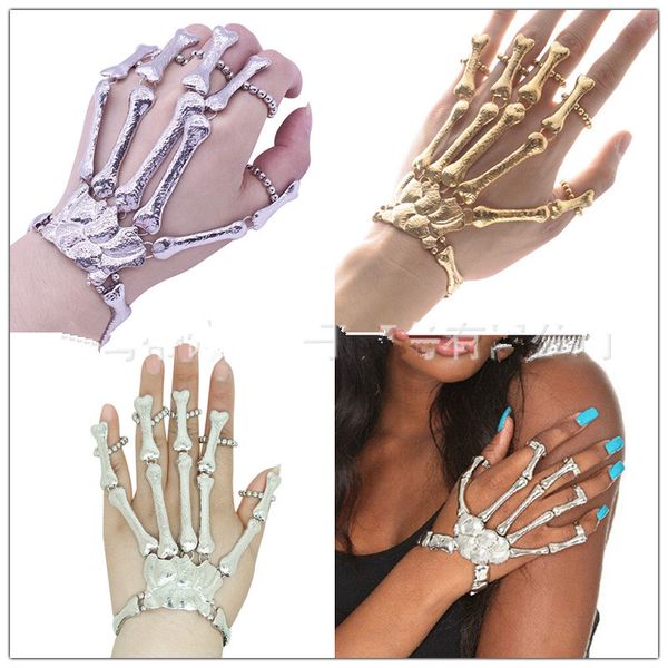 halloween props gift fun nightclub party punk finger bracelet gothic skull skeleton bone hand finger bracelet party decoration
halloween props gift fun nightclub party punk finger bracelet gothic skull skeleton bone hand finger bracelet party decoration