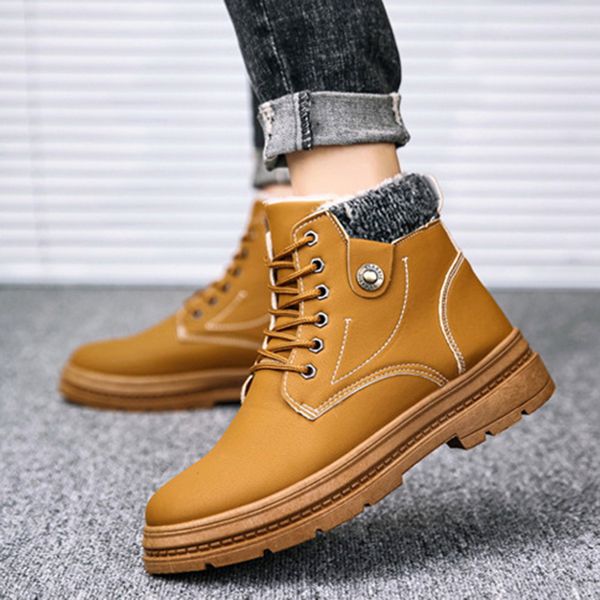 adisputent new warm snow boots men plus velvet men's shoes outdoor cold boots waterproof men's high-gang cotton, Black
adisputent new warm snow boots men plus velvet men's shoes outdoor cold boots waterproof men's high-gang cotton, Black