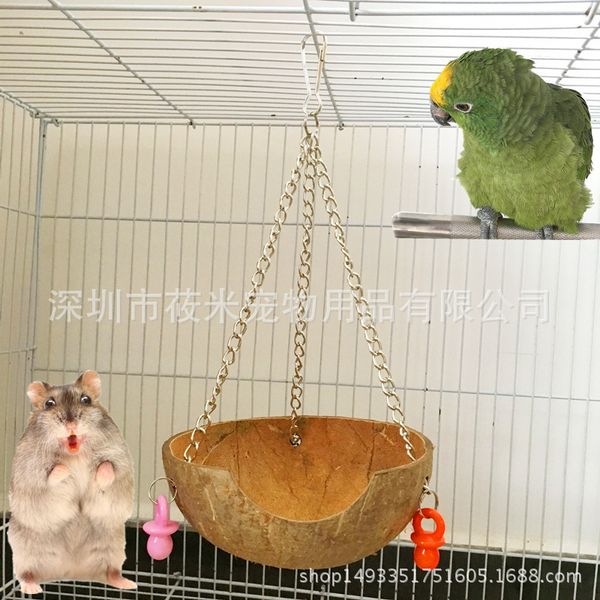 coconut husk pets swing guinea pig totoro parrot coconut shell hammock swing honey bag squirrel toys springboard cradle, Black;red
coconut husk pets swing guinea pig totoro parrot coconut shell hammock swing honey bag squirrel toys springboard cradle, Black;red