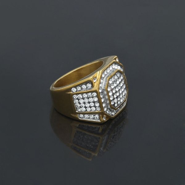 new mens hip hop rings jewelry gold plated diamond large rings new stainles steel rings for men gift, Silver
new mens hip hop rings jewelry gold plated diamond large rings new stainles steel rings for men gift, Silver
