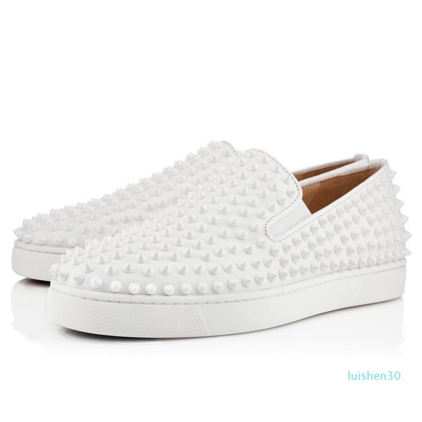 2019 new designer studded spikes flats shoes red with flat shoes mens womens party lovers genuine leather sneakers size 36-46 l14, Black
2019 new designer studded spikes flats shoes red with flat shoes mens womens party lovers genuine leather sneakers size 36-46 l14, Black