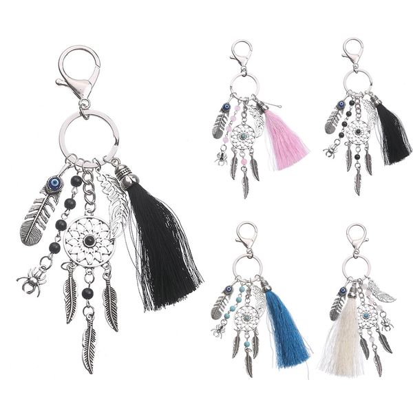 handmade natural stone keychain dream catcher keyring tassels feather keychain women silver boho jewelry gift for women
handmade natural stone keychain dream catcher keyring tassels feather keychain women silver boho jewelry gift for women