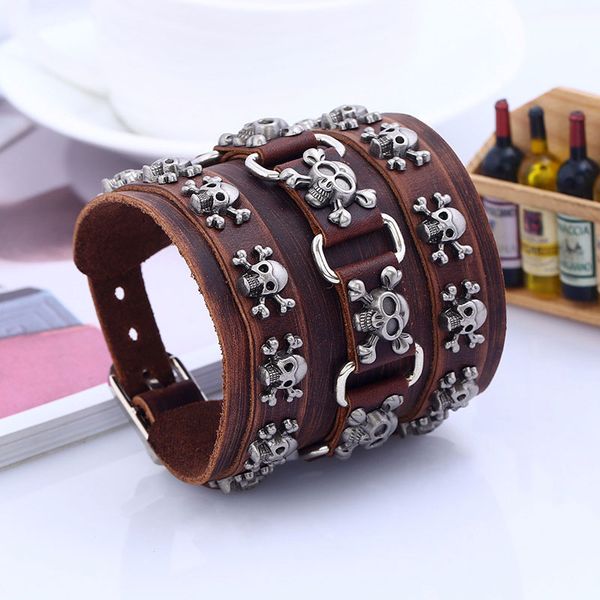 new fashion hip hop wide skull head cuff charm bracelets bangle for men pulseira jewelry gifts ing, Golden;silver
new fashion hip hop wide skull head cuff charm bracelets bangle for men pulseira jewelry gifts ing, Golden;silver