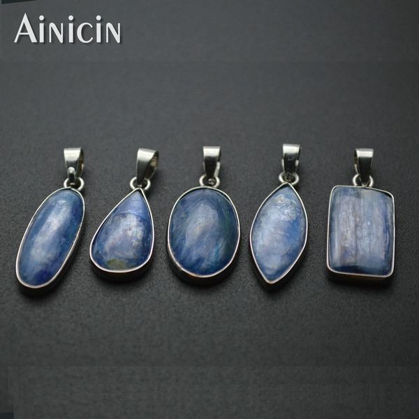 5pcs random shape natural blue cyanite oval rectangle horse eyes shape pendants diy jewelry making findings, Silver
5pcs random shape natural blue cyanite oval rectangle horse eyes shape pendants diy jewelry making findings, Silver
