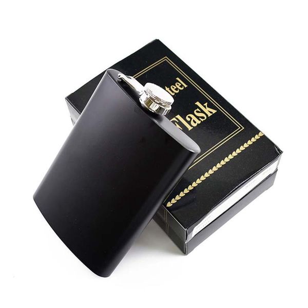 8oz hip flasks stainless steel black alcohol liquor whiskey flask camp outdoor portable drinkware bottle ooa7452-6
8oz hip flasks stainless steel black alcohol liquor whiskey flask camp outdoor portable drinkware bottle ooa7452-6