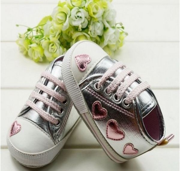 cute pink love kid toddler baby girl silver crib heart soft shoes walking sneaker 0-18 m new
cute pink love kid toddler baby girl silver crib heart soft shoes walking sneaker 0-18 m new