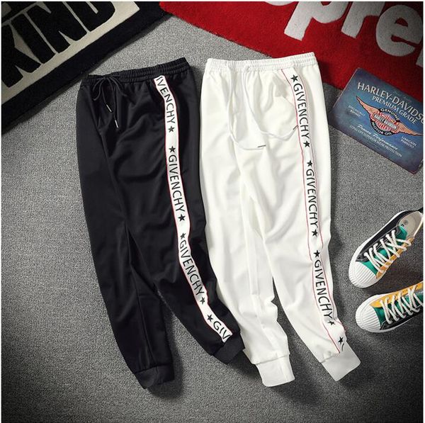 2019 designer string logo men women joggers casual harem sweatpants sport pants fashion male printing motion trousers, Black
2019 designer string logo men women joggers casual harem sweatpants sport pants fashion male printing motion trousers, Black