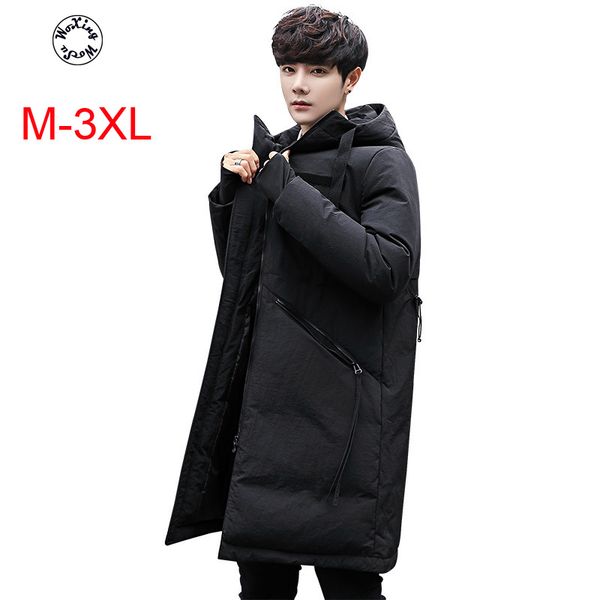 woxingwosu men's hooded down coat leisure fitness winter thickening handsome and popular down jacket size m to 2xl 3xl, Black
woxingwosu men's hooded down coat leisure fitness winter thickening handsome and popular down jacket size m to 2xl 3xl, Black