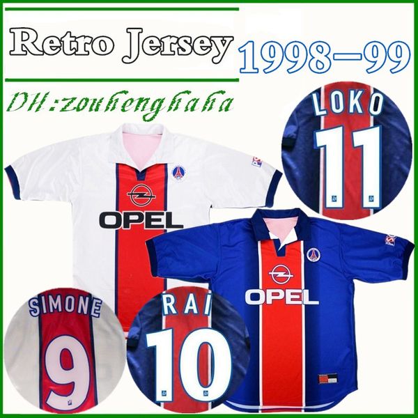 1998 99 psg retro home away soccer jersey #4 worns #9 simone #10 okocha #19 leroy 98 1999 paris ancient maillot football shirt, Black;yellow
1998 99 psg retro home away soccer jersey #4 worns #9 simone #10 okocha #19 leroy 98 1999 paris ancient maillot football shirt, Black;yellow