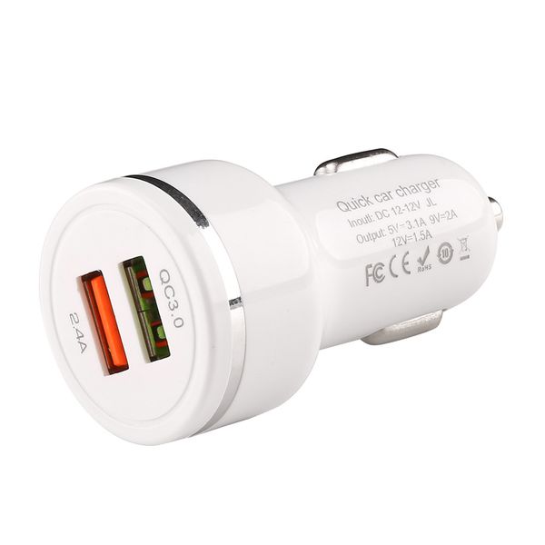 quick charging car charger dual usb ports 3.1a+2.4a qc 3.0 auto power car chargers for samsung s8 s9 plus pc gps android phone
quick charging car charger dual usb ports 3.1a+2.4a qc 3.0 auto power car chargers for samsung s8 s9 plus pc gps android phone