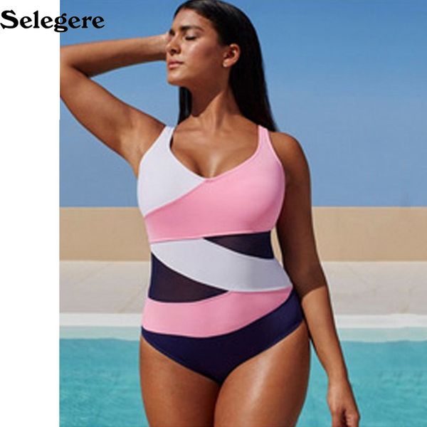 new mesh swimsuit one-piece bikini large size color matching conjoined hollow-out female swimsuit, White;black
new mesh swimsuit one-piece bikini large size color matching conjoined hollow-out female swimsuit, White;black