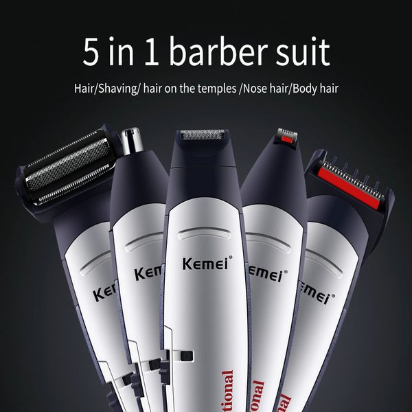 kemei 560 5 in 1 rechargeable electric self hair clippers trimmer beard razor styling tools shaving machine
kemei 560 5 in 1 rechargeable electric self hair clippers trimmer beard razor styling tools shaving machine