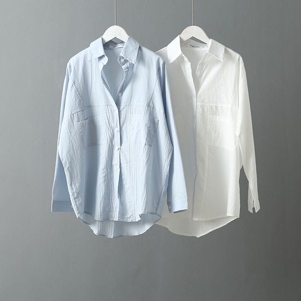 2020 summer blouse long sleeve thin material womens and blouses women cotton shirts blusas roupa feminina, White
2020 summer blouse long sleeve thin material womens and blouses women cotton shirts blusas roupa feminina, White