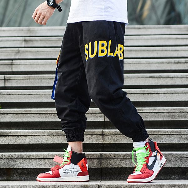 fashion streetwear men jeans loose fit printed designer hip hop harem trousers spliced big pocket cargo pants men joggers pants, Blue
fashion streetwear men jeans loose fit printed designer hip hop harem trousers spliced big pocket cargo pants men joggers pants, Blue