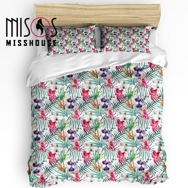 misshouse bedding sets leaf flowers nordic tropical plants home textile 3pcs duvet cover set comforter cover pillowcases 
misshouse bedding sets leaf flowers nordic tropical plants home textile 3pcs duvet cover set comforter cover pillowcases