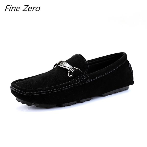 new fashion cow suede leather men flats men casual shoes loafers moccasin driving shoes hommes chaussures, Black
new fashion cow suede leather men flats men casual shoes loafers moccasin driving shoes hommes chaussures, Black