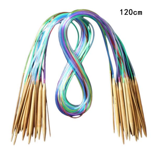 18 sizes needles crochet hooks set bamboo circular carbonized knitting multicolor tube circular sewing tools accessories, Black
18 sizes needles crochet hooks set bamboo circular carbonized knitting multicolor tube circular sewing tools accessories, Black