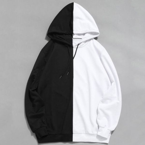 new men's hoodie contrast patchwork casual hoodie gym bodybuilding cotton long sleeve hooded shirt, Black
new men's hoodie contrast patchwork casual hoodie gym bodybuilding cotton long sleeve hooded shirt, Black