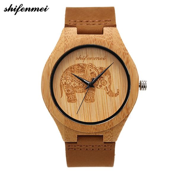 shifenmei marcas fationluxury leather clock automatic wrist quartz wood women watches bamboo women wrist watches, Slivery;brown
shifenmei marcas fationluxury leather clock automatic wrist quartz wood women watches bamboo women wrist watches, Slivery;brown