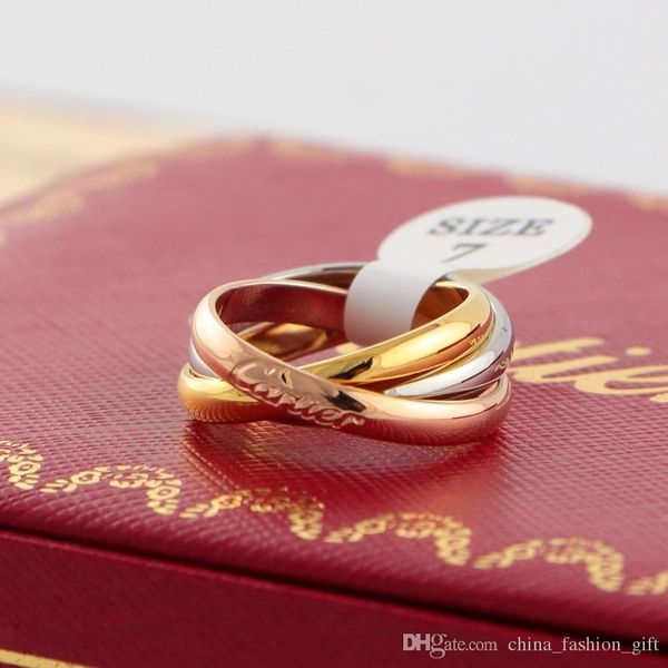 retro style rings with 3 colors ring fashion brand ring for men women couple classic luxury gift for girls lady, Silver
retro style rings with 3 colors ring fashion brand ring for men women couple classic luxury gift for girls lady, Silver