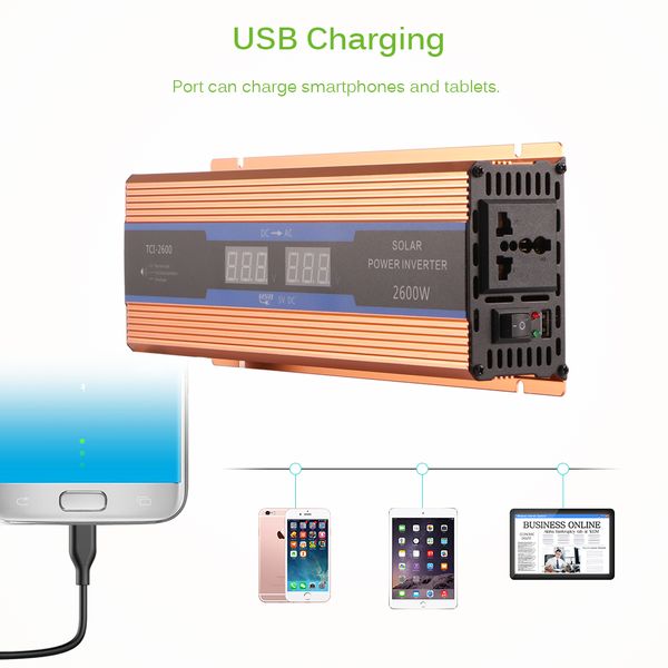 power 2600w car inverter 12v 220v 50hz eu outlet 12v 220v auto inverter 12 220 car power adapter voltage converter
power 2600w car inverter 12v 220v 50hz eu outlet 12v 220v auto inverter 12 220 car power adapter voltage converter