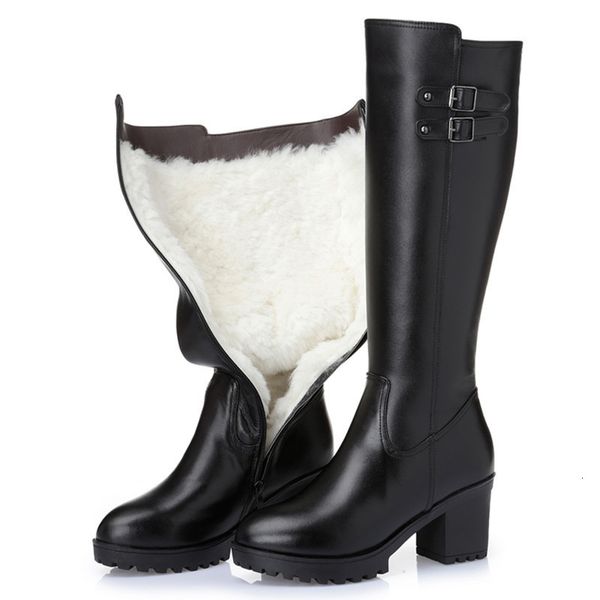 cotton boots woman shoes genuine leather high with high cylinder boots women's shoes shoe, Black
cotton boots woman shoes genuine leather high with high cylinder boots women's shoes shoe, Black