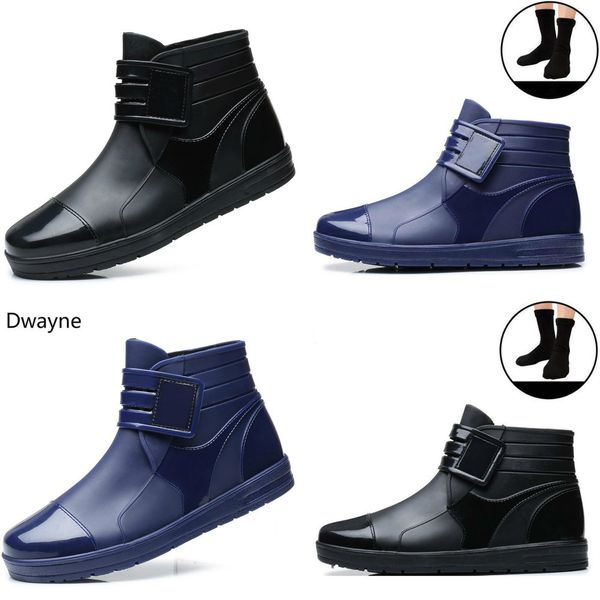 dwayne 2019 fashion pvc waterproof rainboots waterproof flat shoes men black water shoes blue rubber ankle boots buckle botas
dwayne 2019 fashion pvc waterproof rainboots waterproof flat shoes men black water shoes blue rubber ankle boots buckle botas