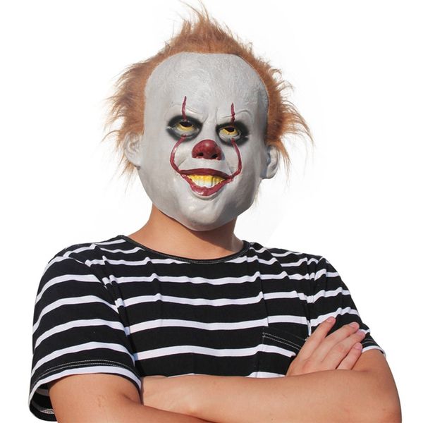 the movie shell latex mask stephen king's it pennywise mask scary halloween mask cosplay it clown latex party prop masks
the movie shell latex mask stephen king's it pennywise mask scary halloween mask cosplay it clown latex party prop masks