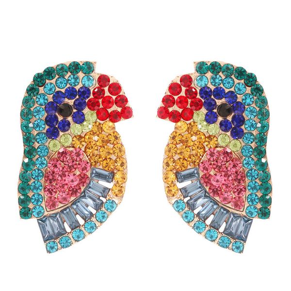 popular cool parrot earrings european and american popular new fashion colored diamond animal earrings, Golden
popular cool parrot earrings european and american popular new fashion colored diamond animal earrings, Golden