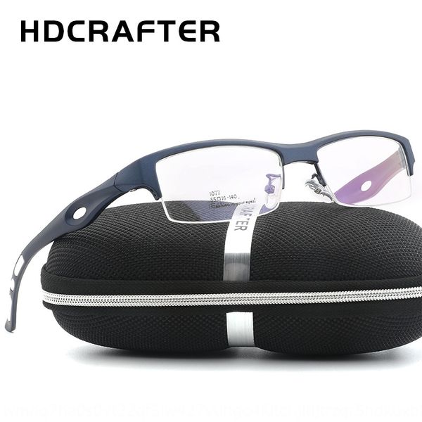 hdcrafter ultra light tr90 optical sports men's glasses half-frame myopia frame glasses 1077, Silver
hdcrafter ultra light tr90 optical sports men's glasses half-frame myopia frame glasses 1077, Silver