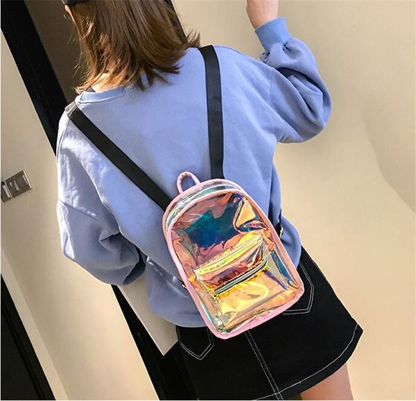 6styles laser clear backpack shining jelly fashion backpack hologram waterproof beach travel transparent shoulder school bag wholesale fj611
6styles laser clear backpack shining jelly fashion backpack hologram waterproof beach travel transparent shoulder school bag wholesale fj611