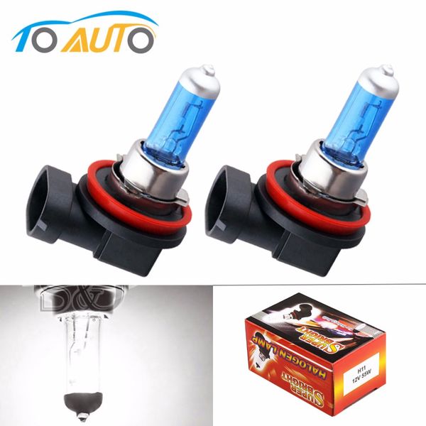 2pcs h11 super bright white fog halogen bulb 55w car head light lamp parking car light source
2pcs h11 super bright white fog halogen bulb 55w car head light lamp parking car light source