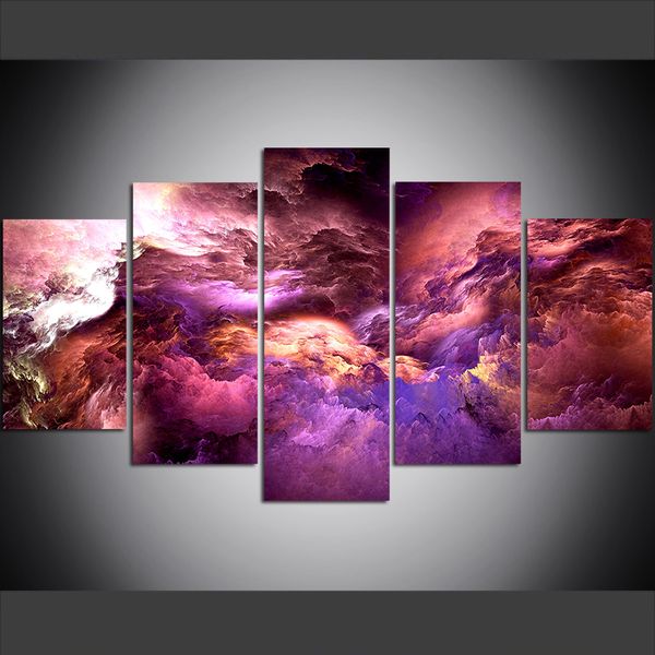 5 piece large size canvas wall art pictures creative psychedelic nebula space art print oil painting for living room
5 piece large size canvas wall art pictures creative psychedelic nebula space art print oil painting for living room