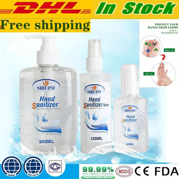 in stock dhl siruini hand sanitizer 30ml 60ml 250ml 300ml 500ml wash home office travel disposable gel aurora disinfection mini
in stock dhl siruini hand sanitizer 30ml 60ml 250ml 300ml 500ml wash home office travel disposable gel aurora disinfection mini