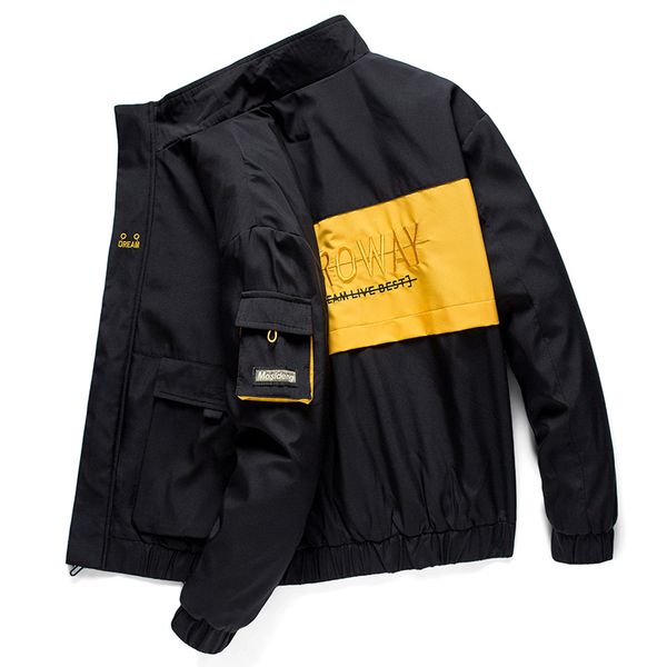 2020 autumn fall winter mens womens fashion outwear jakcets sport jacket high patchwork windbreakers casual windbreaker m-4xl b101304q, Black;brown
2020 autumn fall winter mens womens fashion outwear jakcets sport jacket high patchwork windbreakers casual windbreaker m-4xl b101304q, Black;brown