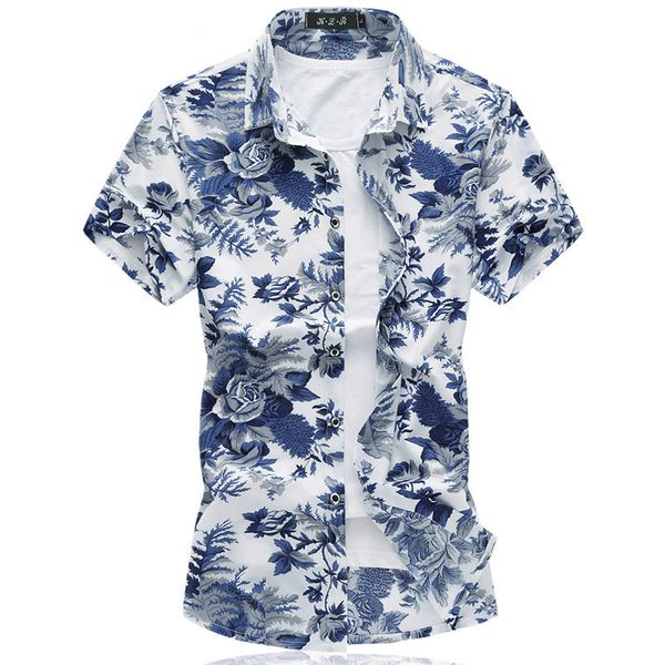 2018 new floral hawaiian shirt summer breathable thin mercerized cotton short sleeve men shirt chemise flower men's, White;black
2018 new floral hawaiian shirt summer breathable thin mercerized cotton short sleeve men shirt chemise flower men's, White;black