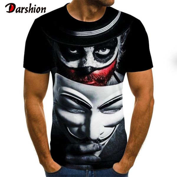 2020 new style clown 3d printed t shirt men 3d joker face printing male t-shirt summer funny t-shirts harajuku streetwear, White;black
2020 new style clown 3d printed t shirt men 3d joker face printing male t-shirt summer funny t-shirts harajuku streetwear, White;black