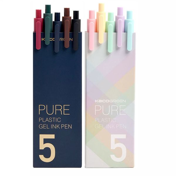 5pcs/pack kaco gel pen 0.5mm retro color signing smooth ink pure candy color soft durable glue macarons ballpoint student pen
5pcs/pack kaco gel pen 0.5mm retro color signing smooth ink pure candy color soft durable glue macarons ballpoint student pen