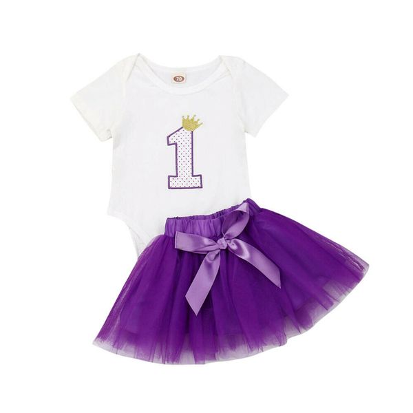 новорожденный младенец девочка девушки письмо печатных белый короткий рукав топы + фиолетовый лук принцесса пачка юбка одежда наряд, White
новорожденный младенец девочка девушки письмо печатных белый короткий рукав топы + фиолетовый лук принцесса пачка юбка одежда наряд, White