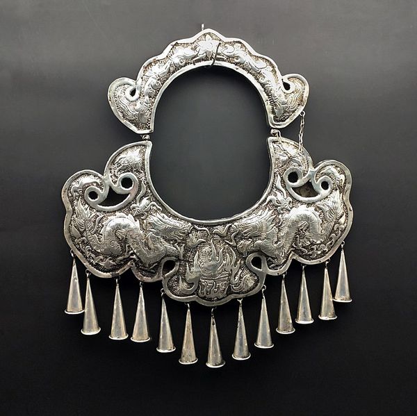 sell new - handmade miao silver collar female folk style handmade long necklace lock necklace
sell new - handmade miao silver collar female folk style handmade long necklace lock necklace