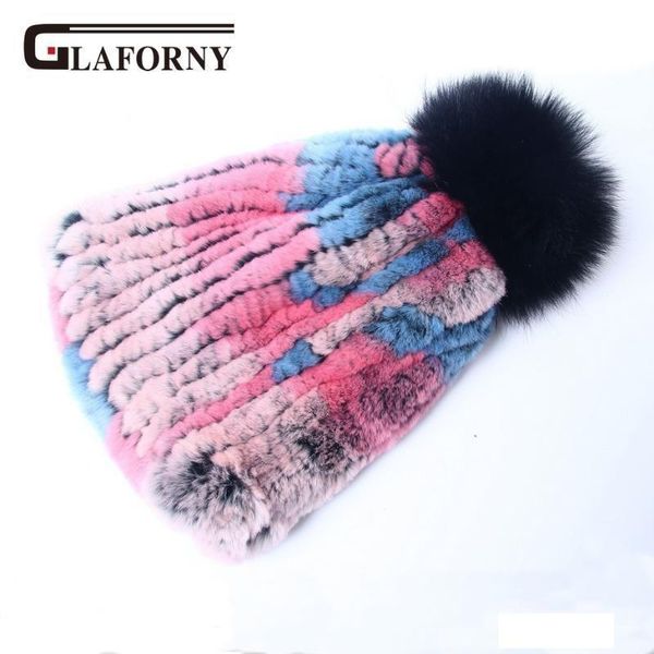 glaforny 2018 autumn and winter women's genuine rex fur hats with fur ball female warm caps lady beanies, Blue;gray
glaforny 2018 autumn and winter women's genuine rex fur hats with fur ball female warm caps lady beanies, Blue;gray