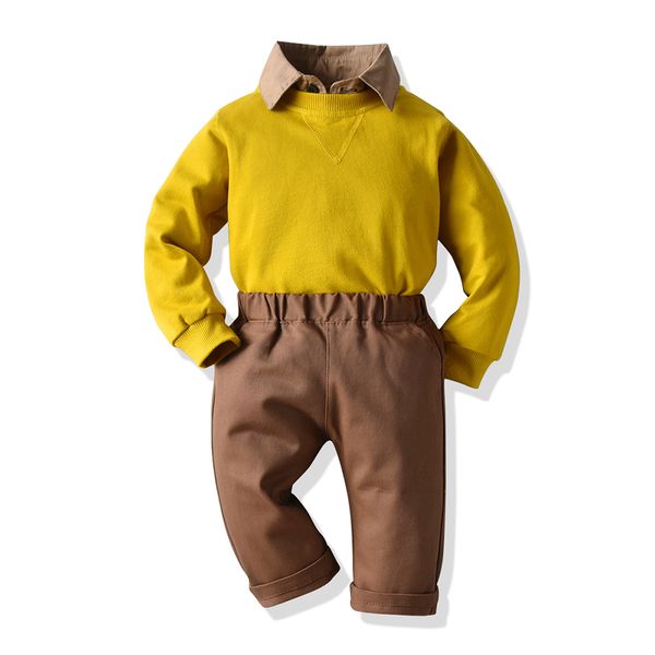 tem doger baby boys outfits clothes boy sets long sleeves shirt+pullover+pants 3pcs kid suit set, White
tem doger baby boys outfits clothes boy sets long sleeves shirt+pullover+pants 3pcs kid suit set, White