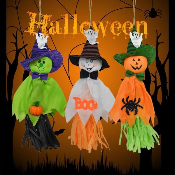 

bravo h new cute ghost hanging halloween decoration kids funny joking toys props halloween party supplies toy