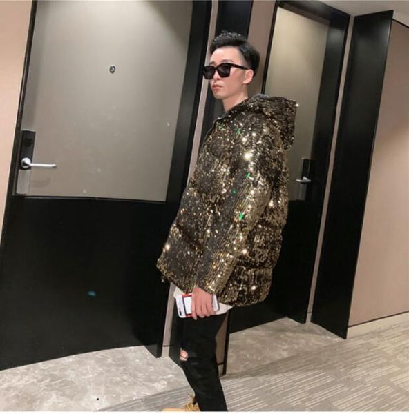 m-2xl2019 winter men's cotton coat shiny korean version of the loose hooded bread clothes cotton coat jacket, Black
m-2xl2019 winter men's cotton coat shiny korean version of the loose hooded bread clothes cotton coat jacket, Black