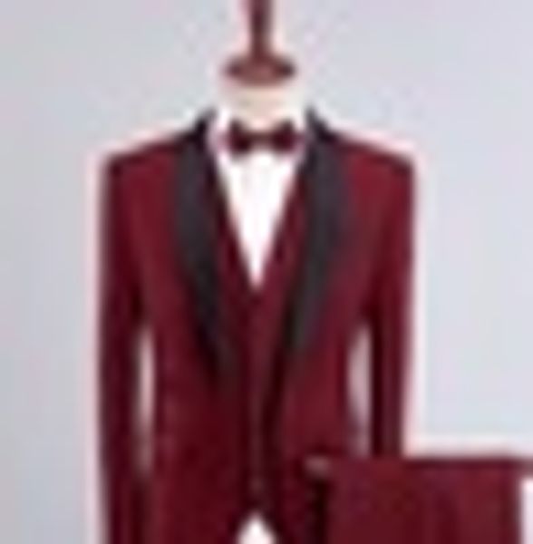 2019 black satin shawl lapel burgundy wedding men suits slim fit jacket pants vest man blazer groom tuxedos terno masculino, White;black
2019 black satin shawl lapel burgundy wedding men suits slim fit jacket pants vest man blazer groom tuxedos terno masculino, White;black