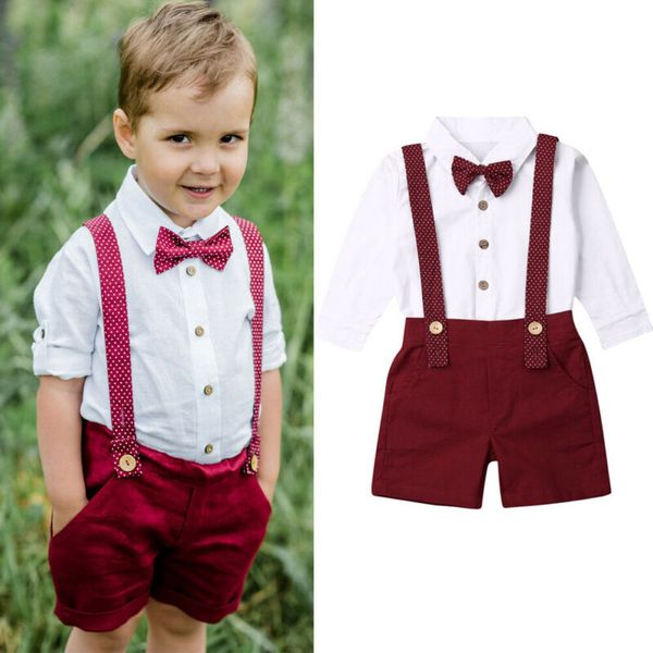 kids boy gentleman uniforms newborn baby boy gentleman outfit clothes long sleeve shirt bib shorts 2pcs birthday party set, White
kids boy gentleman uniforms newborn baby boy gentleman outfit clothes long sleeve shirt bib shorts 2pcs birthday party set, White