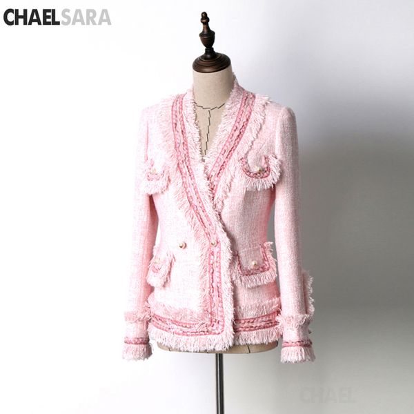 autumn pearls tassels jacket female 2019 elegant pink long sleeve tweed winter jacket overcoat chamarra mujer, Black;brown
autumn pearls tassels jacket female 2019 elegant pink long sleeve tweed winter jacket overcoat chamarra mujer, Black;brown