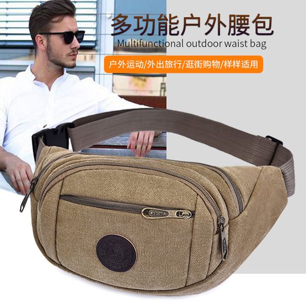 new style men canvas sports waist pack large-volume cash storage purse customizable
new style men canvas sports waist pack large-volume cash storage purse customizable